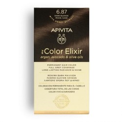 Apivita My Color Elixir Kit Βαφή Μαλλιών No 6.87 Ξανθό Σκούρο Περλέ Μπεζ